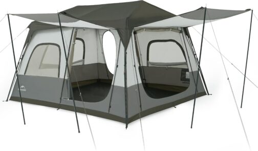 Naturehike Camping Tent Pop Up Tent Waterproof Windproof Sun Protection Automatic Pop Up Tent 4 Seasons Easy to Assemble Tent for Outdoor, Backpack, Festival