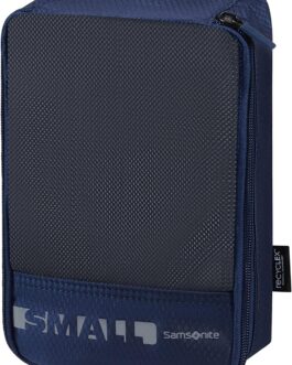 Samsonite Pack Size Set of 3 Luggage Organisers 14/22/30cm, Blue (Navy), Suitcase organiser