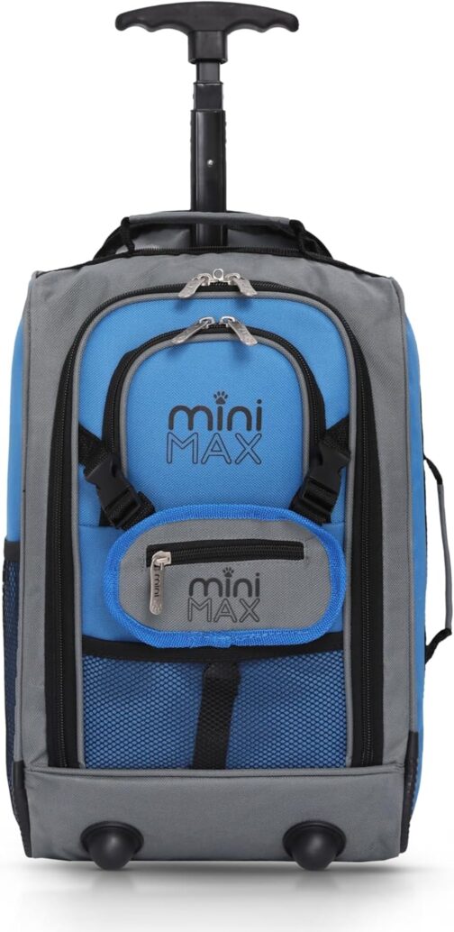 Aerolite MiniMAX 20L Ryanair 40 x 20 x 25 Maximum Size Hand Luggage Under Seat Trolley Backpack Hand Luggage Bag for Cabin with 2 Year Warranty, blue, Backpack – Bild 7