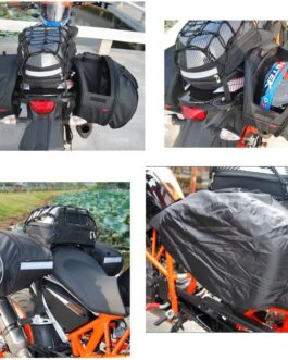 JFG Racing Waterproof Motorcycle Side Saddle Bags/Luggage Bags