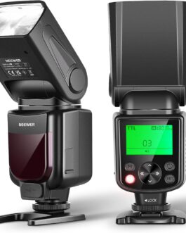 NEEWER Improved NW645II-S TTL Flash Unit, GN58 HSS Optical Slave Rear Curtain Sync Compatible with Sony A9 II A9 A7R V IV III II A7 IV III A7S III II A7C A1 A6600 A6500 A6400 A6100 A6000 A99 A99 A99