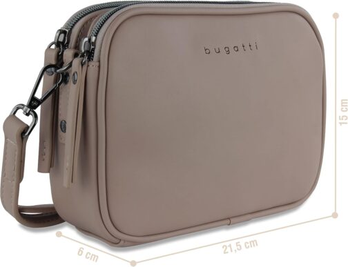 bugatti Almata Women's Small Shoulder Bag Made of High-Quality Faux Leather – Bild 2
