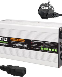 QDD 67.2V 10A Li-ion Battery Smart Charger, Full with Fan, Used for 16S 60V Li-ion Battery, 60V Charger