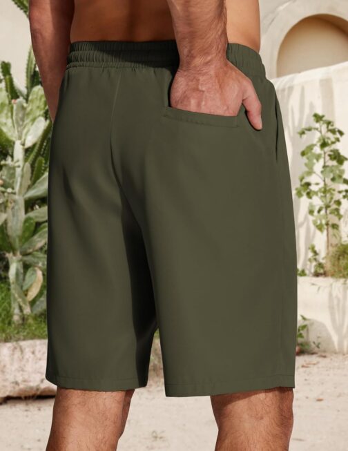 COOFANDY Men's Lightweight Summer Shorts Elastic Waist Stand Shorts Casual Trousers with Pockets – Bild 3
