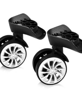 Pack of 2 Luggage Wheels Replacement, Luggage Suitcase Replacement, Swivel Castors for Luggage, Suitcase Wheel Replacement Wheels, Suitcase Replacement Wheels for Suitcase, Universal Rotating Wheels