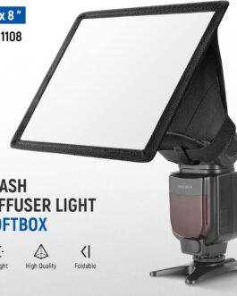 NEEWER Flash Diffuser Light Softbox 11 x 8 Inches Universal, Foldable with Storage Bag Compatible with Canon Nikon Sony Godox Yongnuo NEEWER Speedlight