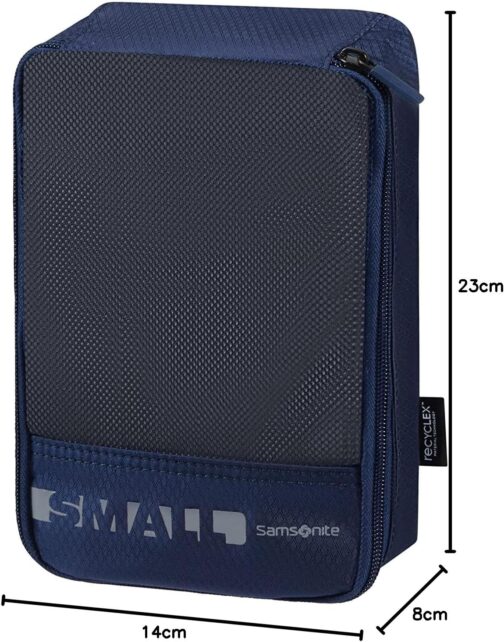 Samsonite Pack Size Set of 3 Luggage Organisers 14/22/30cm, Blue (Navy), Suitcase organiser – Bild 12