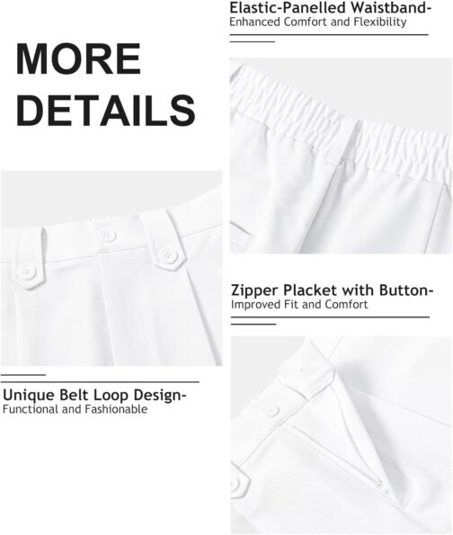 MoFiz Bermuda Shorts Women's Summer Shorts with Pockets Business Cargo Trousers Casual for Golf Hiking Travel – Bild 6