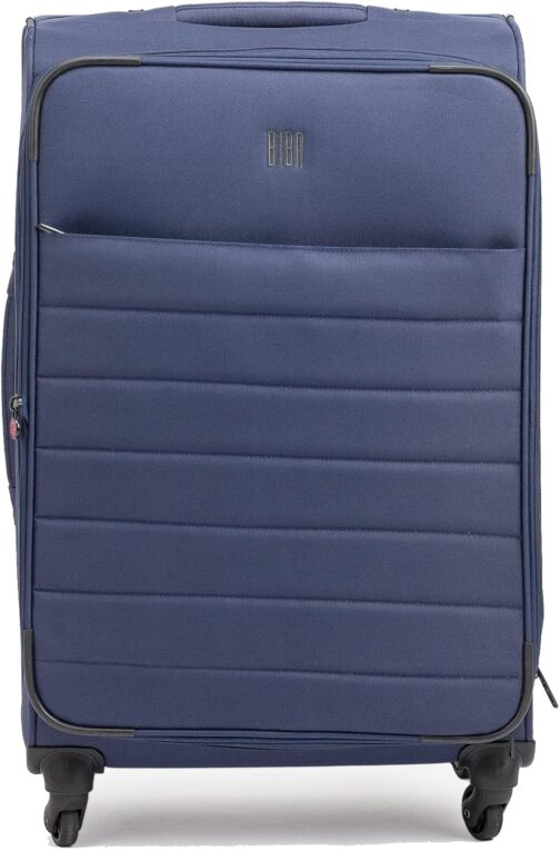 BIBA Trolley Type Travel Suitcase Purple G Trolley Handle Zip Polyester – Bild 2