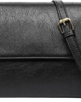 GAEKEAO Women’s Shoulder Bag, Crossbody Bag, Purse, Handbag, Women’s Shoulder Bag, with Card Slots, Adjustable, Removable Shoulder Strap for Women, Type 1-black, M