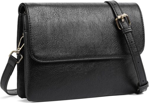 GAEKEAO Women's Shoulder Bag, Crossbody Bag, Purse, Handbag, Women's Shoulder Bag, with Card Slots, Adjustable, Removable Shoulder Strap for Women, Type 1-black, M – Bild 5