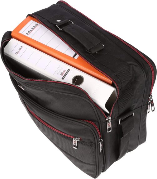 Christian Wippermann High-Quality Flight Companion Work Bag Men's Bag / Board Case Trolley Black – Bild 6