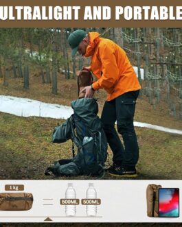 Night Cat 1 Man Tent Ultralight Waterproof Tent for Bicycle Tour Small Pack Size Trekking Camping