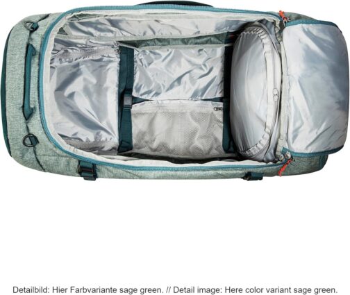 Tatonka Trolley Duffle Roller - Faltbare Reisetasche mit Rollen und Rucksackfunktion - In eigener Deckeltasche verstaubar – Bild 6