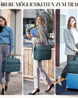 IGOLUMON Laptop Bag Women’s 17.3 Inch Briefcase Waterproof Laptop Notebook Bag Work Bag Business Bags Shoulder Bag