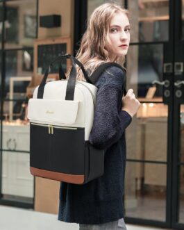 LOVEVOOK Backpack Women’s Laptop School Backpack Teenager Girls with Laptop Compartment Travel Backpack Work Bag Daypack Waterproof School Bag Backpack Women Elegant for University Travel Office,