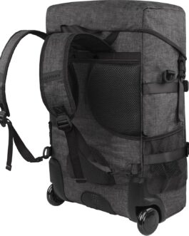 Travel Bag (2-Piece) – Trolley with Backpack Function and Large Volume of 37 L and 5 Compartments 50 x 37 x 20 cm, Z Grey