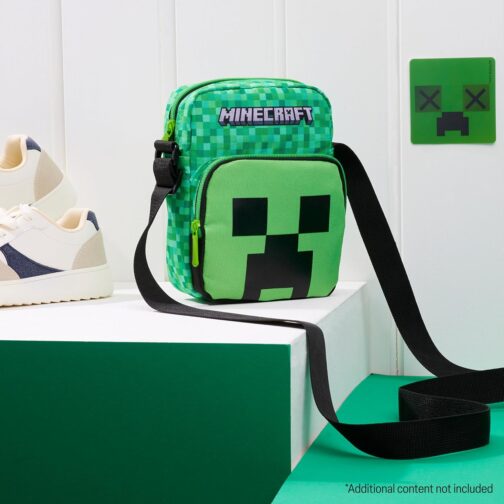 Minecraft Boys Cross Body Bag Green One Size Modern – Bild 2