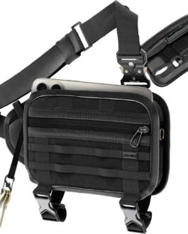 WHOS BAG – kleine Umhängetasche für Männer und Frauen, slingbag Herren klein, Brusttasche, Sling crossbody bag damen, Handytasche