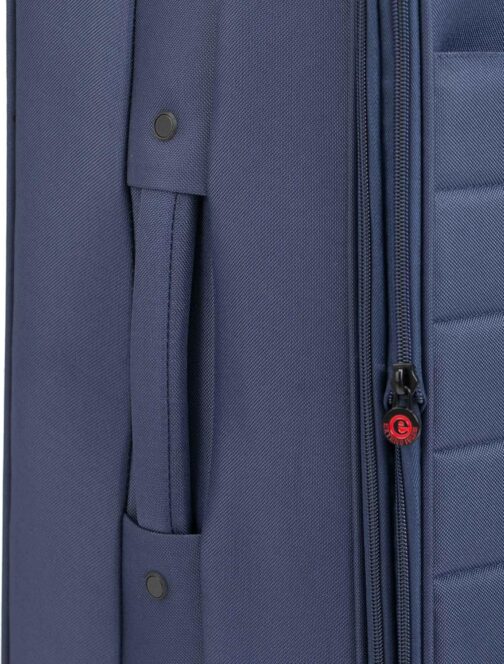 BIBA Trolley Type Travel Suitcase Purple G Trolley Handle Zip Polyester – Bild 5
