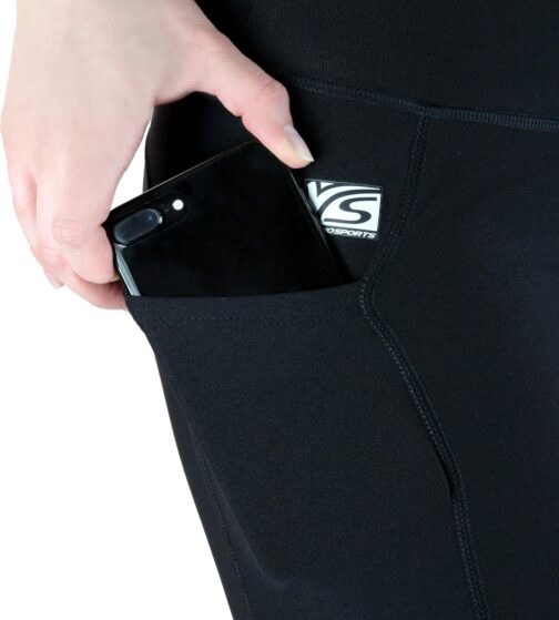 Formbelt® Women's Running Trousers with Pocket Long - Leggings Stretch Trousers Running Tights for Smartphone iPhone Mobile Phone Key Yoga – Bild 5