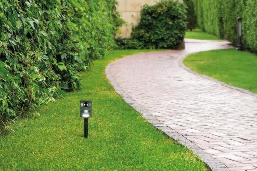 Exbuster Animal Repellent: Ultrasonic Solar USB Animal Deterrent with Flash Light and PIR Sensor, IP44 (Acoustic Motion Sensor, Cat Scares, Devices) – Bild 8