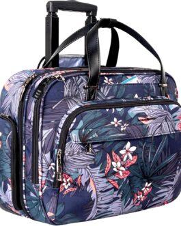 VANKEAN Wheeled Laptop Bag for Men and Women Rolling Briefcase for Laptops up to 15.6 Inch