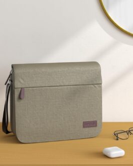 LOSMILE Men’s Shoulder Bag, Canvas Shoulder Bag, Laptop Bag, School Bag, for School and Work, for Men and Women