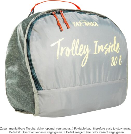 Tatonka Trolley Duffle Roller - Faltbare Reisetasche mit Rollen und Rucksackfunktion - In eigener Deckeltasche verstaubar – Bild 4