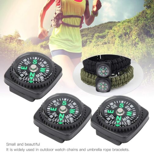 Cyrank 25pcs Button Compass, Mini Compass, Outdoor Compass, Pocket Compass Set, Compass Children, Pocket Compass, Portable Universal, Button Compass for Outdoor Camping Hiking – Bild 8