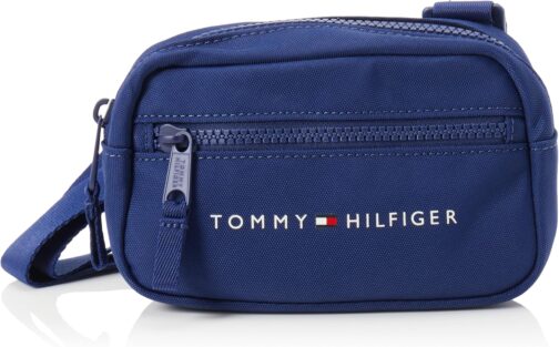 Tommy Hilfiger Children's Unisex Essential Camera Bag, Small, Blue (Blue Ink), One Size