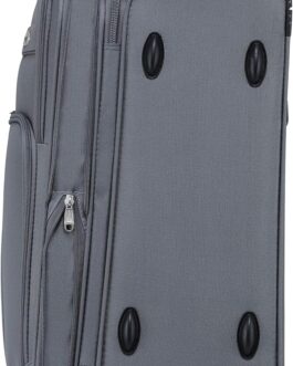 Beibye 4-Wheeled Travel Suitcase, Fabric Case, Hand Luggage, Children’s Luggage Suitcase Trolley Set, XL, L, M, gray